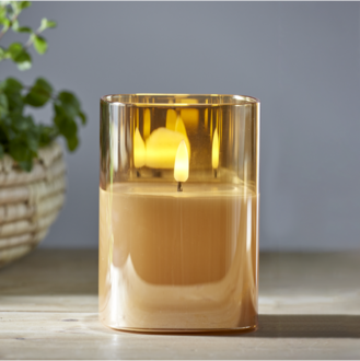 LED Blockljus Flamme