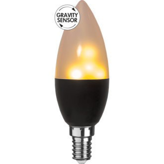 LED-lampa E14 C37 Flame