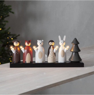 Ljusstake Forest Friends