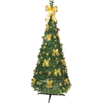 Julgran med LED Pop-up-tree