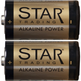 Batteri 2-pack C 1,5V Power Alkaline
