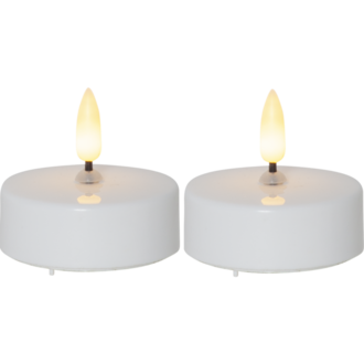 LED Värmeljus 2-pack Flamme