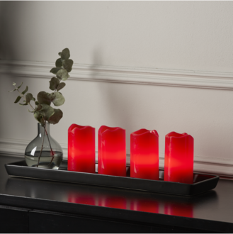 LED Blockljus 4-pack Advent