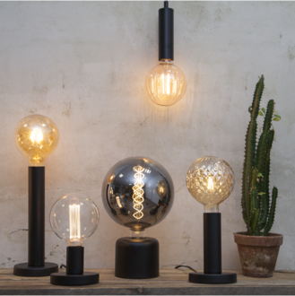 Lampfot E27 Glans