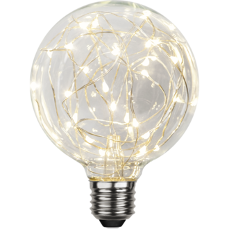 LED-lampa E27 G95 Decoled