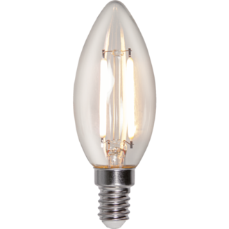 LED-lampa E14 C35 Clear White Filament