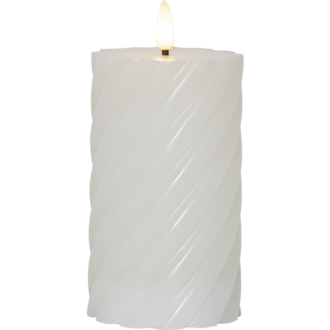 LED Blockljus Flamme Swirl