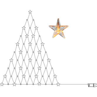 Ljusnät Star Curtain
