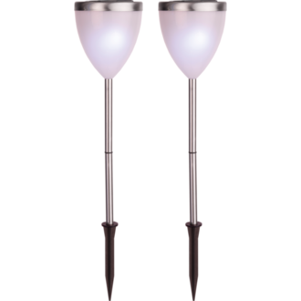 Solcellspollare 2-pack Vigo