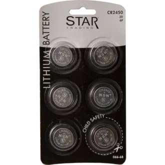 Batteri 6-pack CR2450