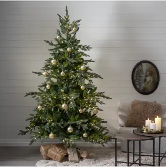 Julgran med LED Brekstad
