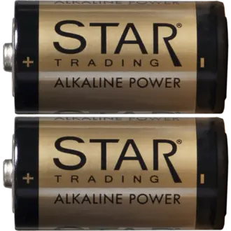 Batteri 2-pack C 1,5V Power Alkaline