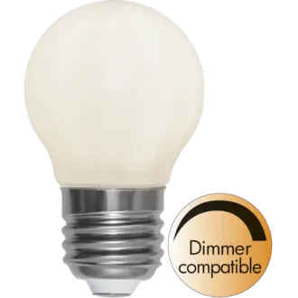 LED-lampa E27 G45 Opaque filament RA90