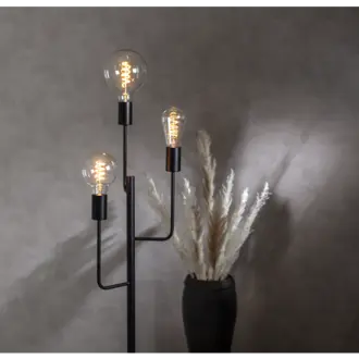 LED-lampa E27 G125 Decoled Spiral Clear 3-step memory
