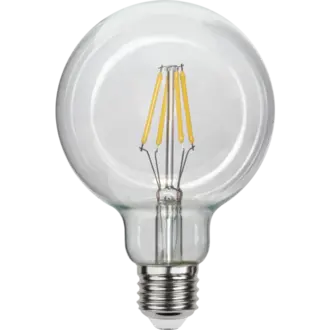 LED-lampa E27 G95 Clear