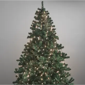 Julgransslinga Crispy Ice White