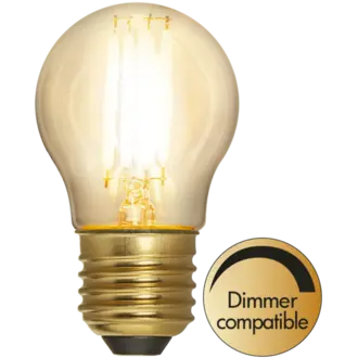 LED-lampa E27 G45 Soft Glow