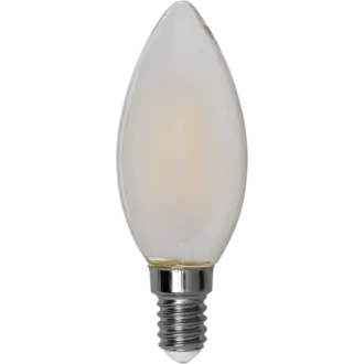 LED-lampa E14 C35 Frosted 2-pack