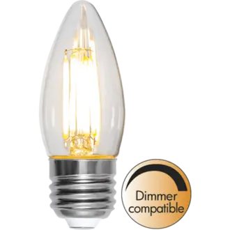 LED-lampa E27 C35 Clear