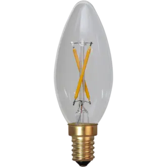 LED-lampa E14 C35 Soft Glow