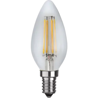 LED-lampa E14 C35 Clear