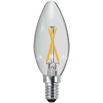 LED-lampa E14 C35 Clear