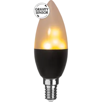 LED-lampa E14 C37 Flame