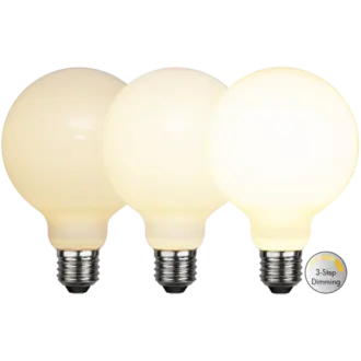 LED-lampa E27 G95 Opaque Filament RA90 3-step