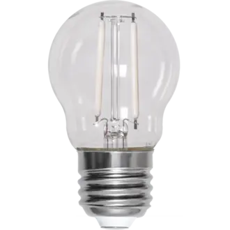 LED-lampa E27 G45 Clear White Filament