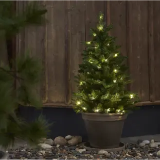 Julgran med LED Byske