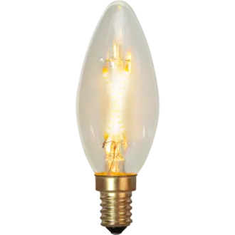 LED-lampa E14 C35 Soft Glow