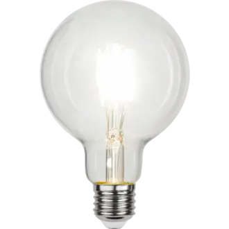 LED-lampa E27 G95 Clear