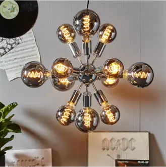 LED-lampa E27 G95 Decoled Spiral Smoke