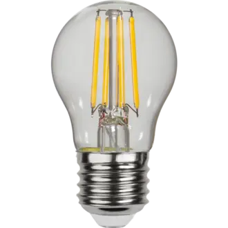LED-lampa E27 G45 Clear