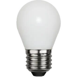 LED-lampa E27 G45 Opaque filament RA90