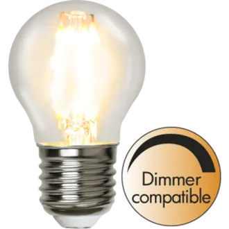 LED-lampa E27 G45 Clear