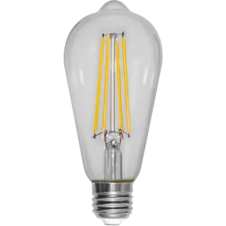 LED-lampa E27 ST64 Sensor clear