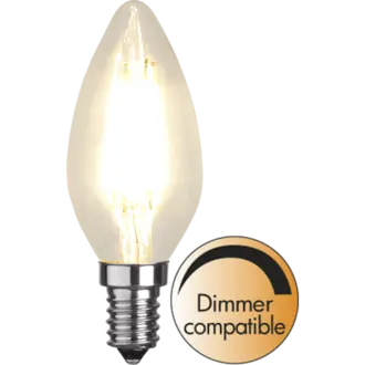 LED-lampa E14 C35 Clear