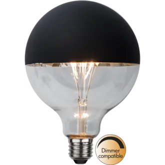 LED-lampa E27 G125 Top Coated