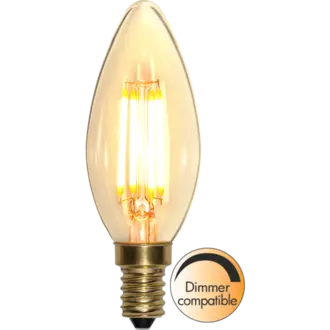 LED-lampa E14 C35 Soft Glow