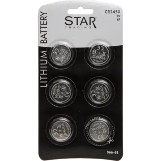 Batteri 6-pack CR2450