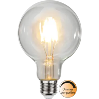 LED-lampa E27 G95 Clear