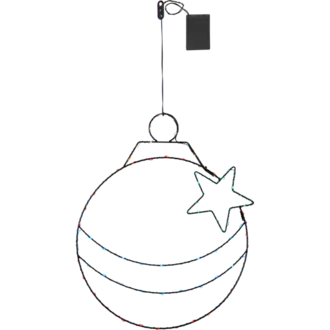 Siluett X-mas bulb