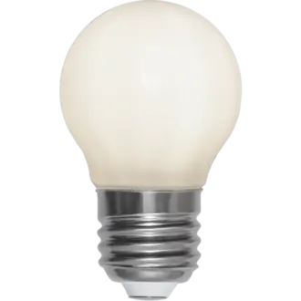 LED-lampa E27 G45 Opaque filament RA90
