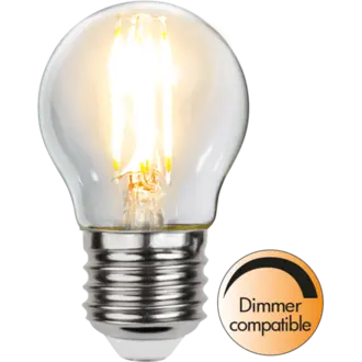 LED-lampa E27 G45 Clear