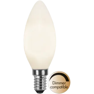 LED-lampa E14 C35 Opaque Filament RA90