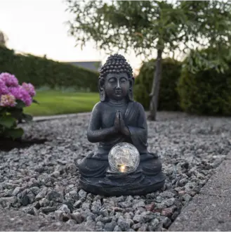 Solcellsdekoration Buddha