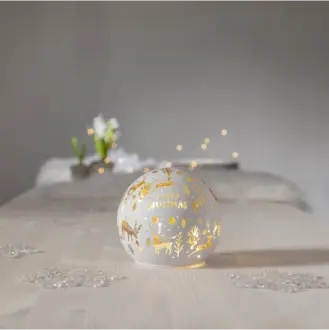 Glasdekoration MerryX-mas