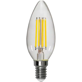 LED-lampa E14 C35 Clear
