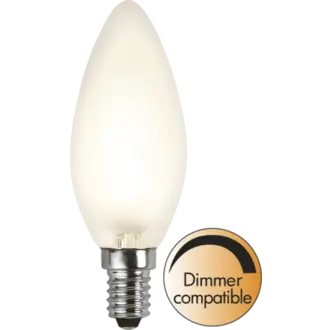 LED-lampa E14 C35 Frosted